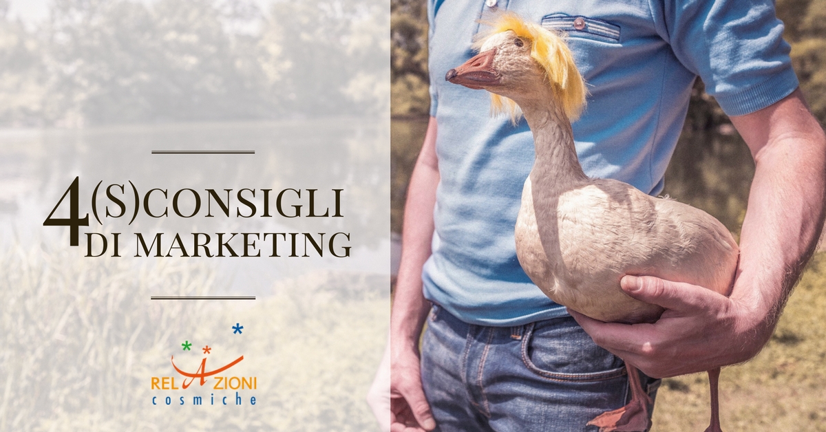 4 S-consigli di Marketing