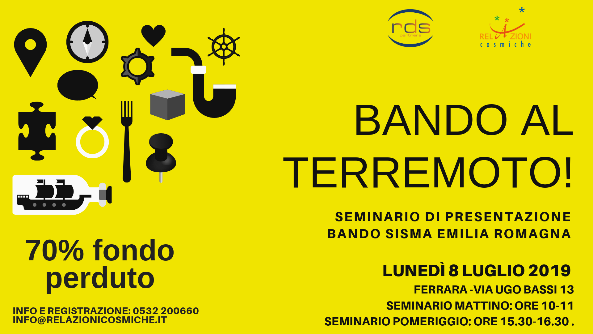 BANDO AL TERREMOTO! – FERRARA